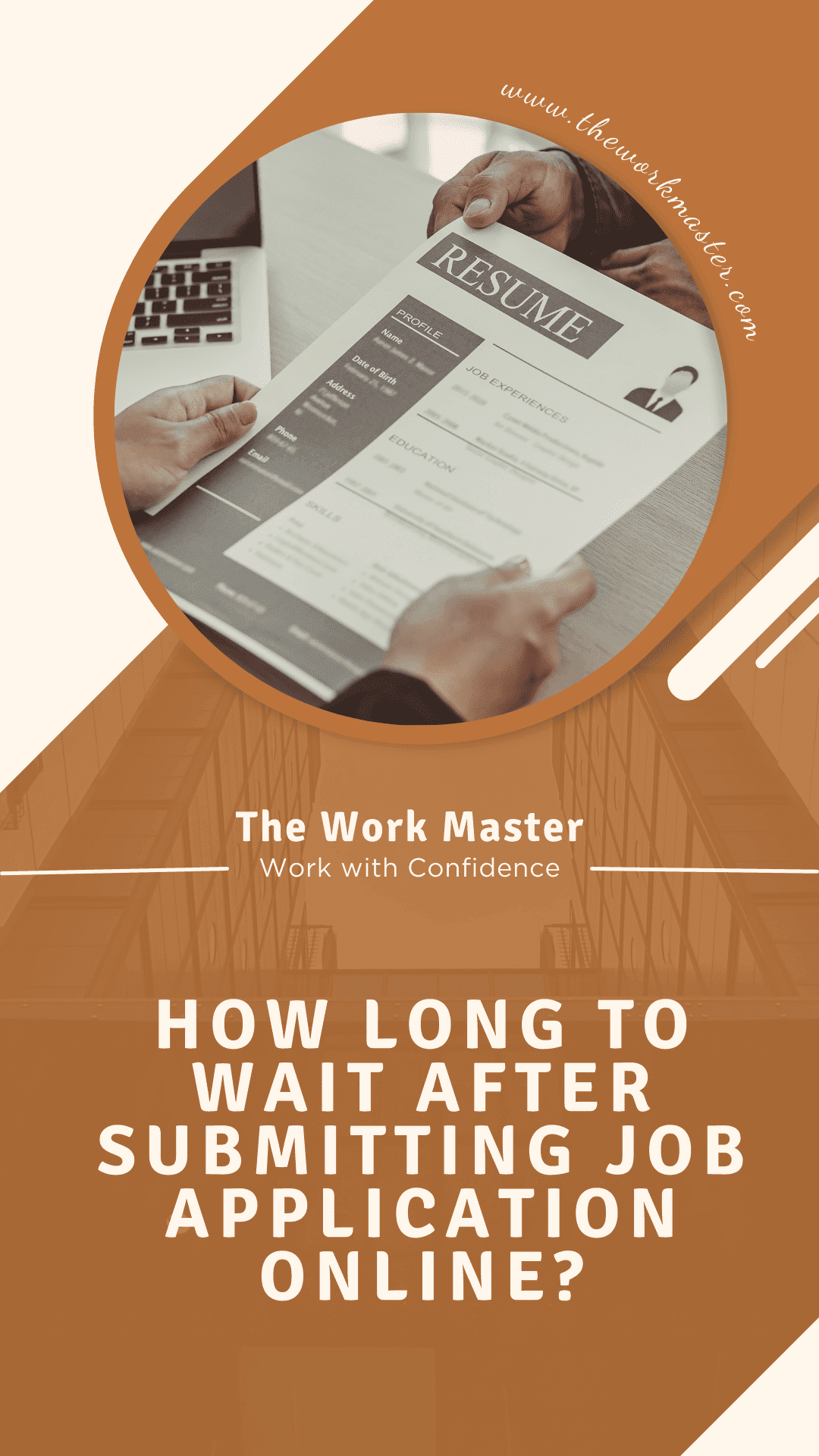 a pin about waiting after job application