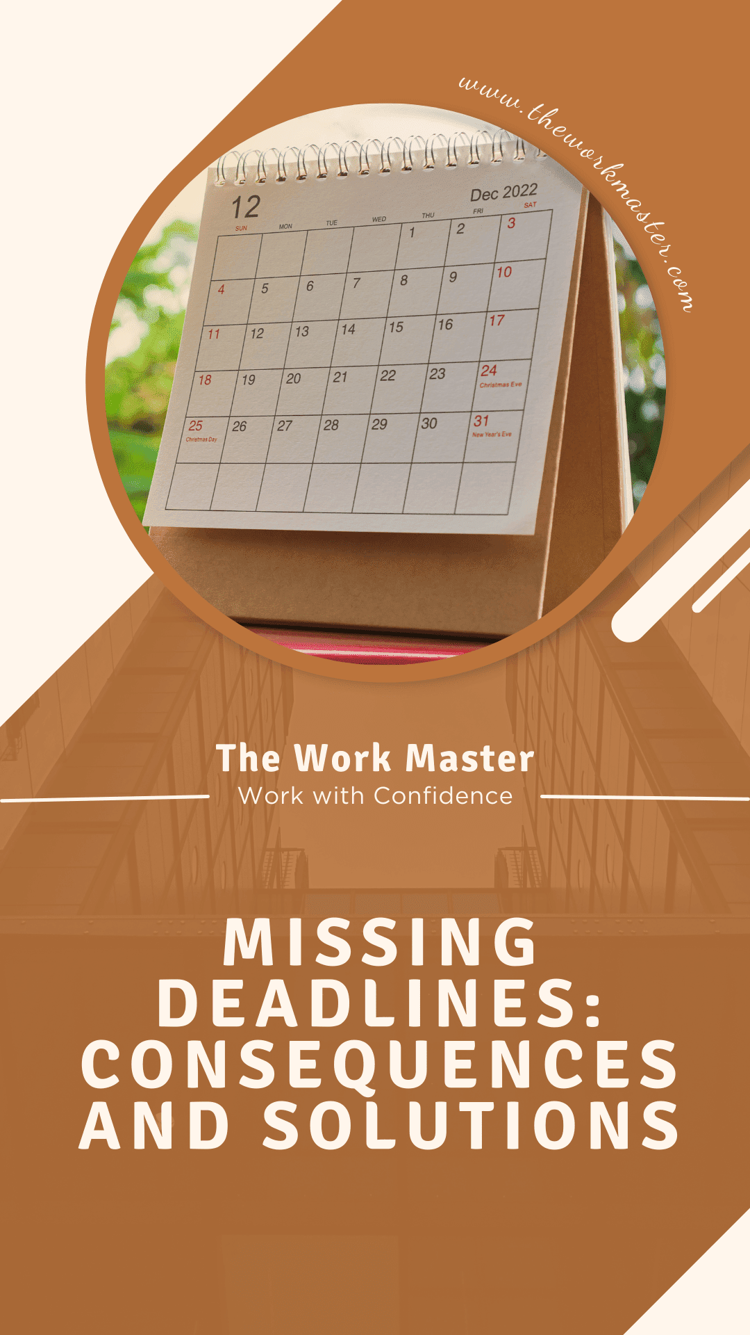 a pin about how to deal with missed deadlines