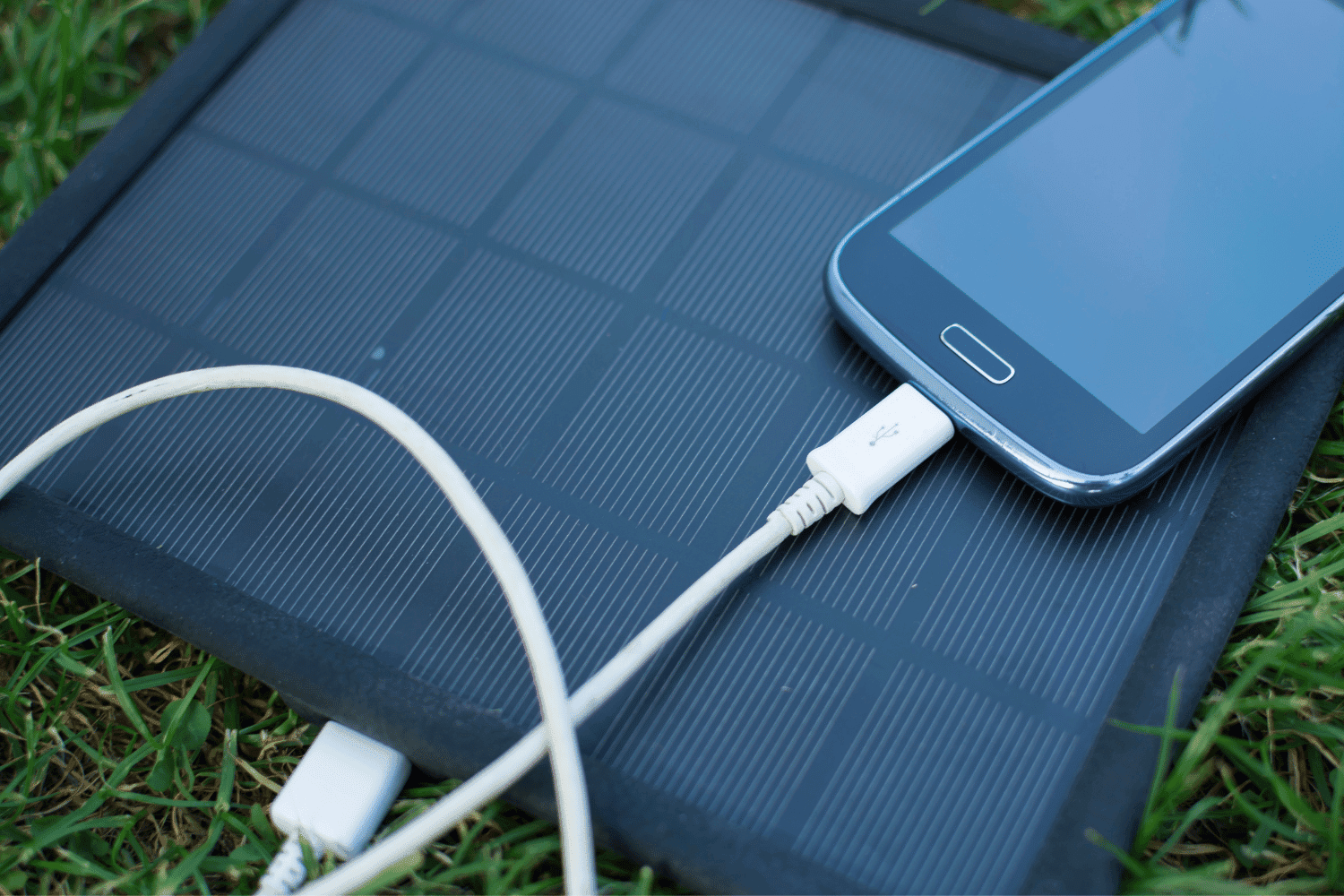 Mobile phone charging with solar energy - charger